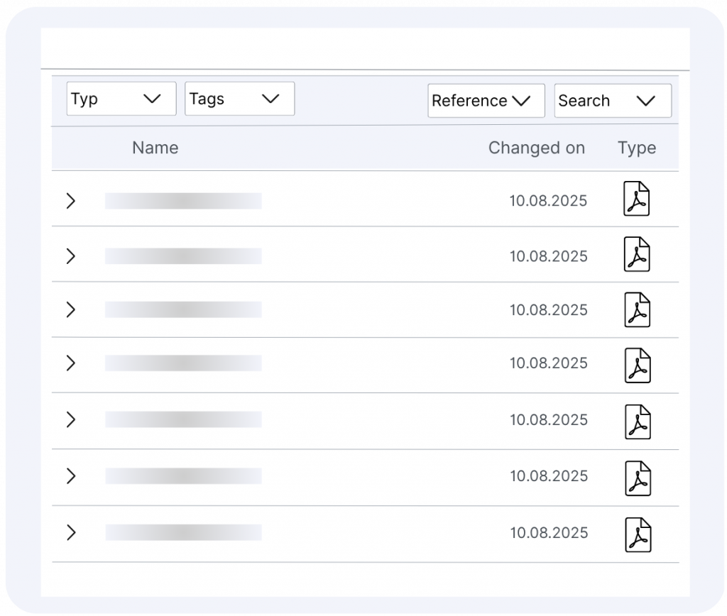 Leanbyte logging and traceability dashboard with version history, document control, and automated change tracking for compliance.