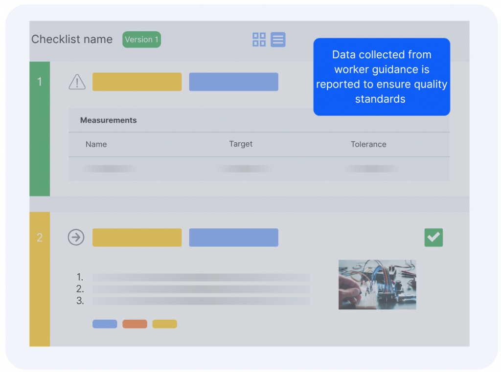 Leanbyte logging and traceability feature with worker guidance data automatically reported to ensure compliance and quality standards.